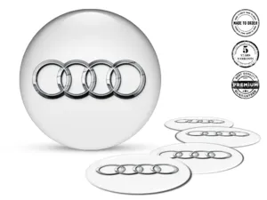 Audi Decalcomania Cerchio Edizione Emblemi Ruota Custom